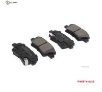 Brake pads Rear Axle J3610325 HERTH+BUSS JAKOPARTS for KIA HYUNDAI