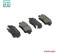 HERTH+BUSS JAKOPARTS J3610527 Brake pad set
