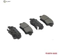 HERTH+BUSS JAKOPARTS J3610527 Brake pad set