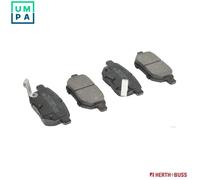 HERTH+BUSS JAKOPARTS J3612033 Brake Pad Set, disc brake for LEXUS,SUBARU,TOYOTA