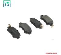 HERTH+BUSS JAKOPARTS J3613016 Brake pad set