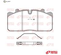BRAKE PAD SET DISC BRAKE JCA 658.00 FOR RENAULT TRUCKS IVECO DAF MAN