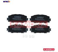 Brake pads Front Axle JQ101173 KAMOKA for TOYOTA YARIS/VITZ YARIS / VIOS Saloon