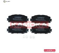 Brake pads Front Axle JQ101173 KAMOKA for TOYOTA YARIS/VITZ YARIS / VIOS Saloon