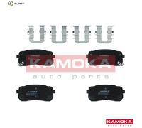 Brake pads Rear Axle JQ101264 KAMOKA for KIA SEDONA Mk II