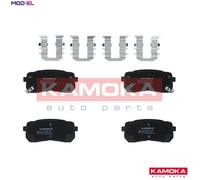 Brake pads Rear Axle JQ101264 KAMOKA for KIA SEDONA Mk II