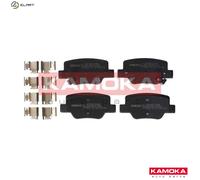 Brake pads Rear Axle JQ101269 KAMOKA for TOYOTA VERSO