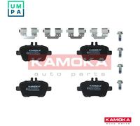 Brake pads Rear Axle JQ101278 KAMOKA for MERCEDES-BENZ SLK B-CLASS Sports Tourer