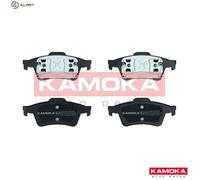 Brake pads Rear Axle JQ1013080 KAMOKA for JAGUAR VOLVO MAZDA SAAB RENAULT NISSAN