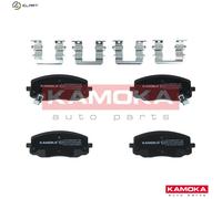 Brake pads Front Axle JQ1013566 KAMOKA for HYUNDAI KIA
