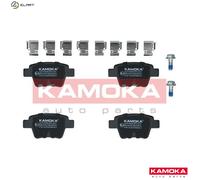 Brake pads Rear Axle JQ1013568 KAMOKA for PEUGEOT CITROËN