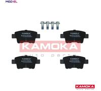 Brake pads Rear Axle JQ1013716 KAMOKA for FIAT ABARTH