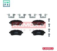 Brake pads Front Axle JQ1018454 KAMOKA for FORD FIESTA VI FIESTA VI Van K III