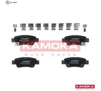 Brake pads Rear Axle JQ1018466 KAMOKA for HONDA CR-V III CR-V IV CR-V Mk II
