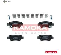 Brake pads Rear Axle JQ1018466 KAMOKA for HONDA CR-V III CR-V IV CR-V Mk II