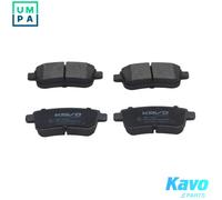 Brake pads KBP-10082 KAVO PARTS for RENAULT MEGANE III Coupe MEGANE CC FLUENCE