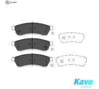 BRAKE PAD SET DISC BRAKE KBP-1012 FOR DAEWOO CHEVROLET X 20 D1 2.0L 6cyl TOSCA
