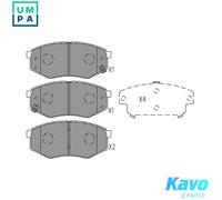 Brake pads KBP-4025 KAVO PARTS for HYUNDAI KIA