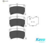 BRAKE PAD SET DISC BRAKE KBP-4501 FOR KIA RETONA/Closed/Off-Road/Vehicle RIO RIO