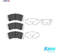 Brake pads KBP-4512 KAVO PARTS for MAZDA 6 Hatchback 6 Saloon 6 Station Wagon