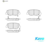 Kavo Parts Brake Pad Set KBP-5551 - Disc Brake for Mitsubishi Outlander III