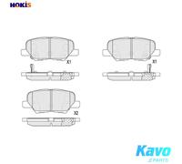 Kavo Parts Brake Pad Set KBP-5551 - Disc Brake for Mitsubishi Outlander III
