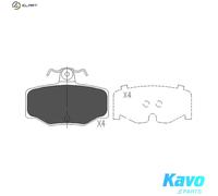 Brake pads KBP-6511 KAVO PARTS for NISSAN PRIMERA PRIMERA Hatchback ALMERA TINO