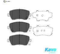 BRAKE PAD SET DISC BRAKE KBP-8522 FOR SUZUKI VAUXHALL AGILA/Mk/II OPEL 3cyl 1.2L