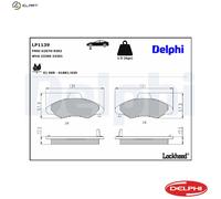 Disc Brake Brake Pad Set Delphi LP1139 Fits Daewoo Ford Espero Escort Escort
