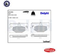 BRAKE PAD SET DISC BRAKE LP1252 FOR RENAULT Z7X765/760 3.0L 6cyl LAGUNA I