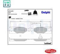 DELPHI LP1415 Brake pad set