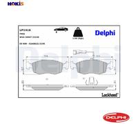 New Brake Pad Set, disc brake for FIAT:PALIO,PALIO Weekend,WEEKEND Weekend