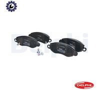 Front Disc Brake Brake Pad Set Delphi LP1582 Fits Ford Transit Braking System