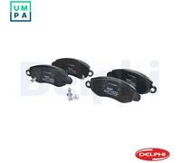 Front Disc Brake Brake Pad Set Delphi LP1582 Fits Ford Transit Braking System