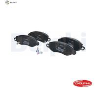 Front Disc Brake Brake Pad Set Delphi LP1582 Fits Ford Transit Braking System