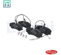 Delphi Brake Pads Front W/ Anti-Squeak Plate Fits Citroën Berlingo Xsara Peugeot