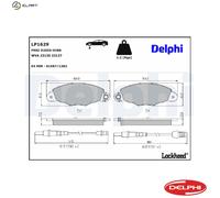 New Brake Pad Set, disc brake for CITROËN:XM,XANTIA,XANTIA Break,XANTIA Estate
