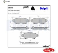 DELPHI LP1634 Brake pad set