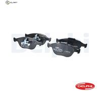 Disc Brake Brake Pad Set Delphi LP1724 Fits Ford Fiesta Courier Focus Ka Puma