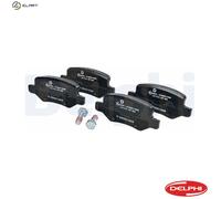 BRAKE PAD SET DISC BRAKE LP1741 FOR MERCEDES-BENZ M266.960/980 OM640.941 2.0L