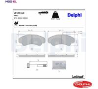 DELPHI LP1751LC Brake pad set