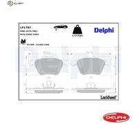 BRAKE PAD SET DISC BRAKE LP1787 FOR VOLVO S80/II XC90/SUV S60 XC70 V70/Mk/III