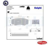 BRAKE PAD SET DISC BRAKE LP1790LC FOR PEUGEOT BOXER/Van/Bus/Platform/Chassis