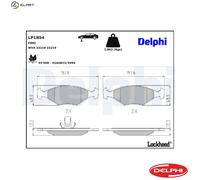 DELPHI LP1854 Brake pad set