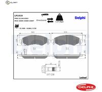 BRAKE PAD SET DISC BRAKE LP1919 FOR SUZUKI WAGON/SORIO/Hatchback/R+/MPV OPEL