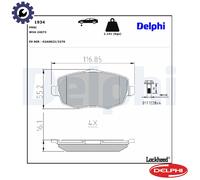 New Brake Pad Set, disc brake for LANCIA:YPSILON 71752991 71754804 77362359