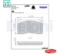 BRAKE PAD SET DISC BRAKE LP1944 FOR RENAULT MEGANE/III/IV/Hatchback VOLVO