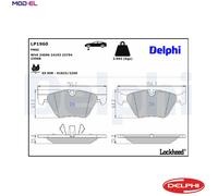 BRAKE PAD SET DISC BRAKE LP1960 FOR BMW N47D20D/B 2.0L 4cyl 1 E87