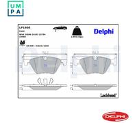 Genuine Delphi Front Brake Pads - LP1960