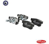 Disc Brake Brake Pad Set Delphi LP1972 Fits Honda Accord CR-V FR-V Saber